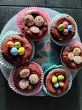 Coeurs coulants au chocolat pour Pâques