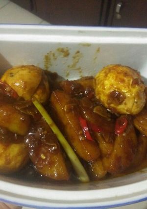Foto resep Telur Kentang Bumbu Kecap (Simpel no ribet)