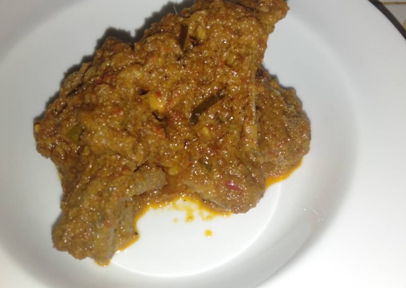 Rendang ayam kampung