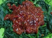 Gambar rujak daun ubi