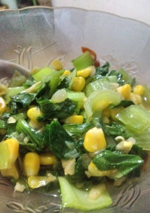 Foto resep Tumis pokcoy jagung ^^