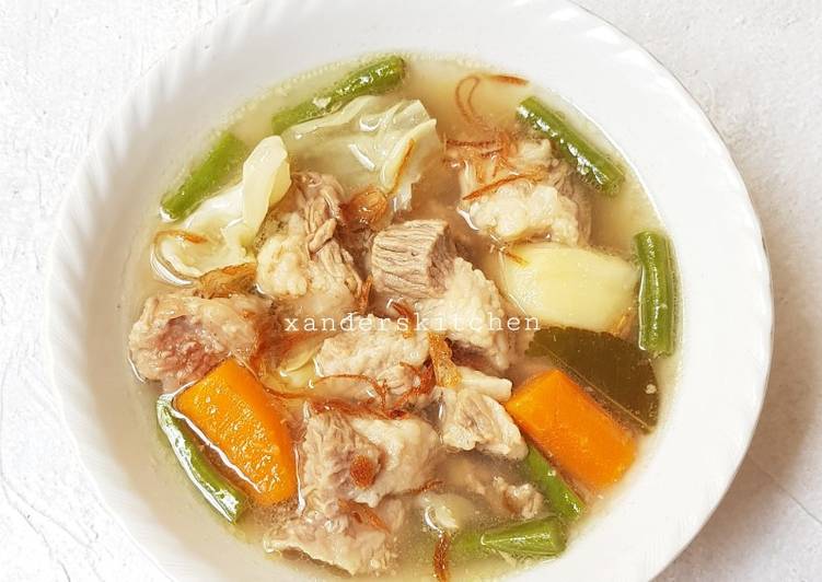 Resep Sop tetelan....sedap bangettt oleh Xander's Kitchen ...