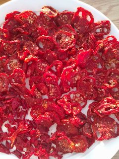 صورة لوصفة تجفيف البندورة