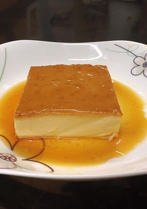 Hình của món Bánh flan "mịn như mông em bé".