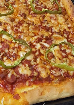 صورة لوصفة بيتزا 🍕🍕