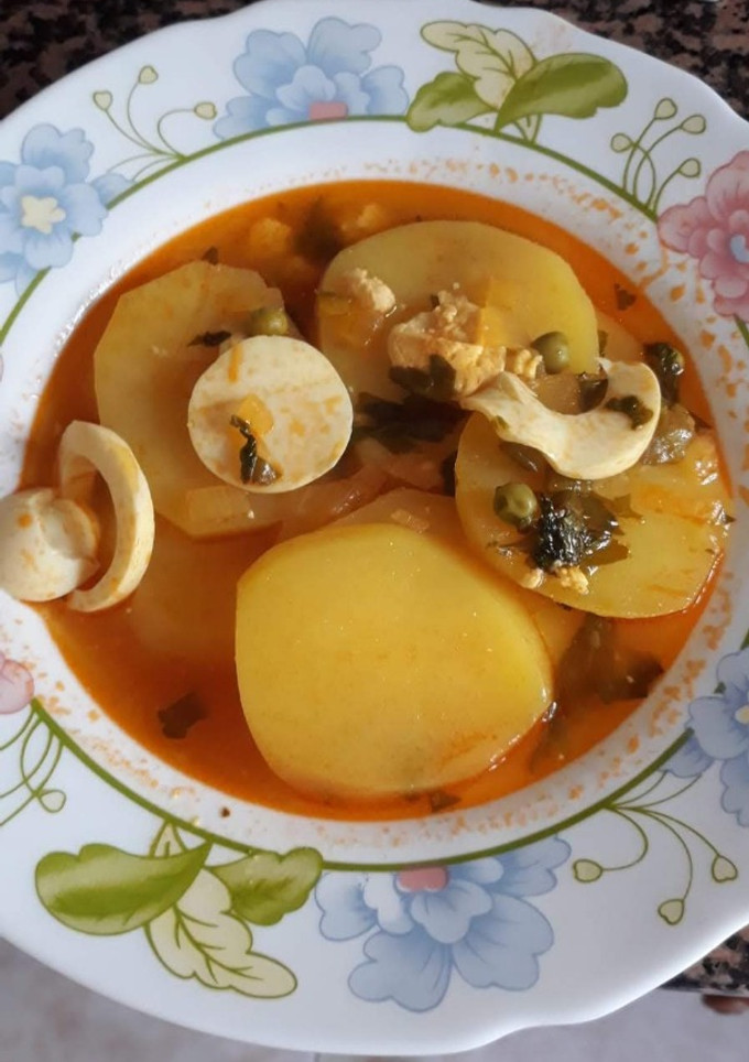 Una foto de Papas perejilas