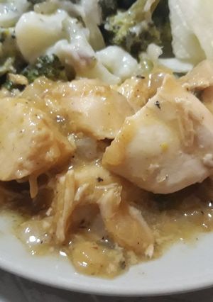Una foto de Pechuga de pollo a la naranja