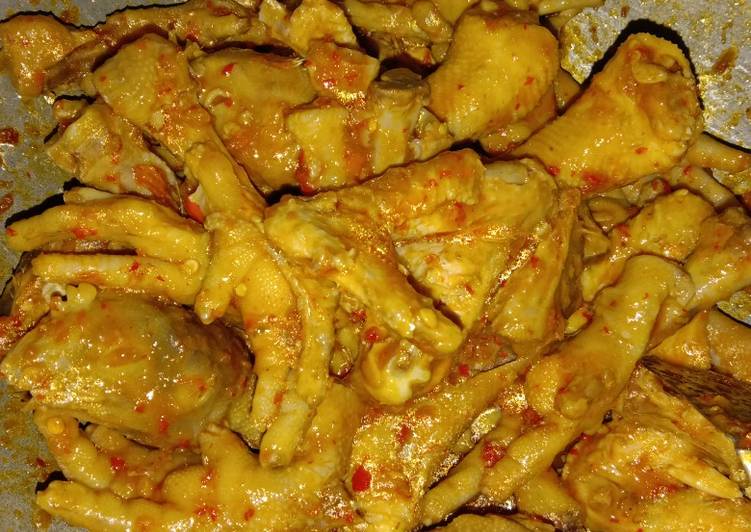 Easiest Way to Prepare Appetizing 19. Ceker kepala pedas