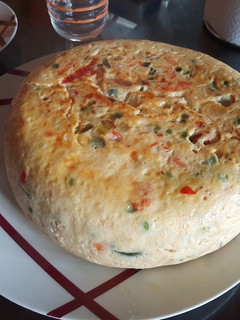 Una foto de Tortilla paisana o campera