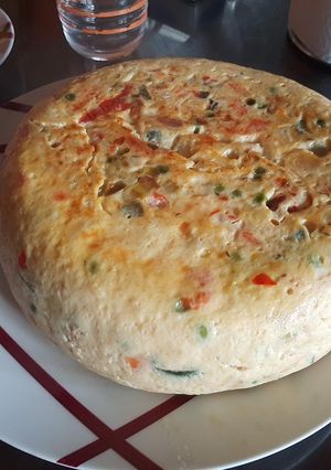 Una foto de Tortilla paisana o campera