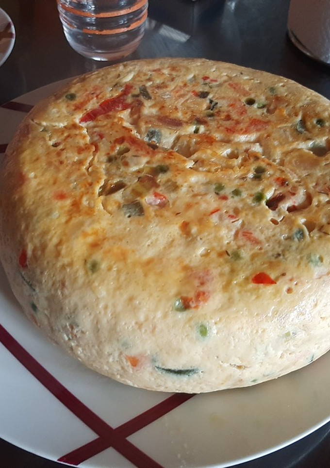 Una foto de Tortilla paisana o campera