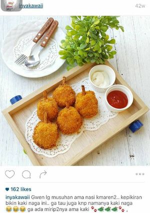 Foto resep kaki naga ( ikan dan udang )