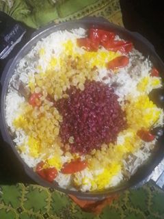 صورة لوصفة كبسة لحم حاشي