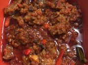Gambar brisket pedas