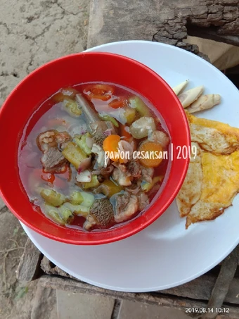 Langkah Gampang Menyiapkan Resep Asem asem daging simple Anti Ribet, Enak