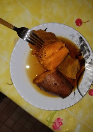Una foto de Dulce de camote en mielado