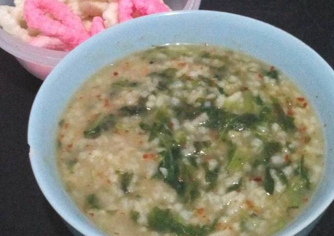 BUBUR BAYAM GURIH PEDAS ala Anak Kosan