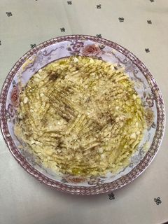صورة لوصفة بطاطا مهروسه مع البيض