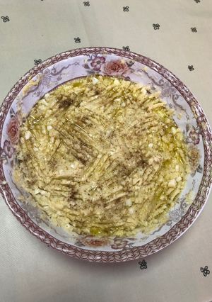صورة لوصفة بطاطا مهروسه مع البيض