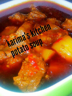 A picture of Potato soup.