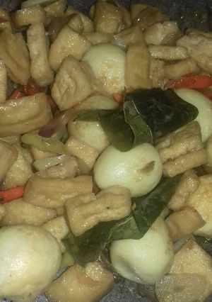 Foto resep Tumis tahu telur puyuh ala anak kos
