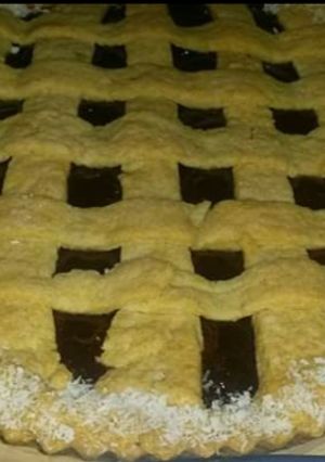 Una foto de Pastafrola de membrillo
