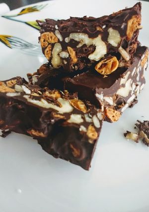 Una foto de Turrón de chocolate Método Grez
