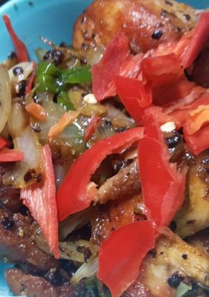 Foto resep Ayam lada hitam