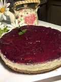 🫐Cheesecake de arándanos sin horno🫐