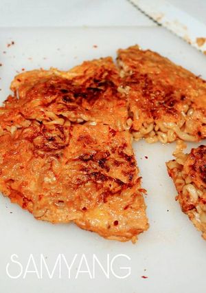 Foto resep Omelet Mie SAMYANG
