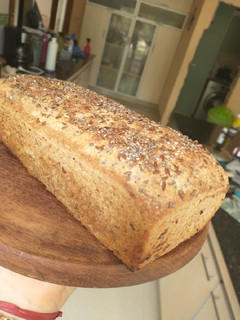 Una foto de Pan 100% integral de masa madre