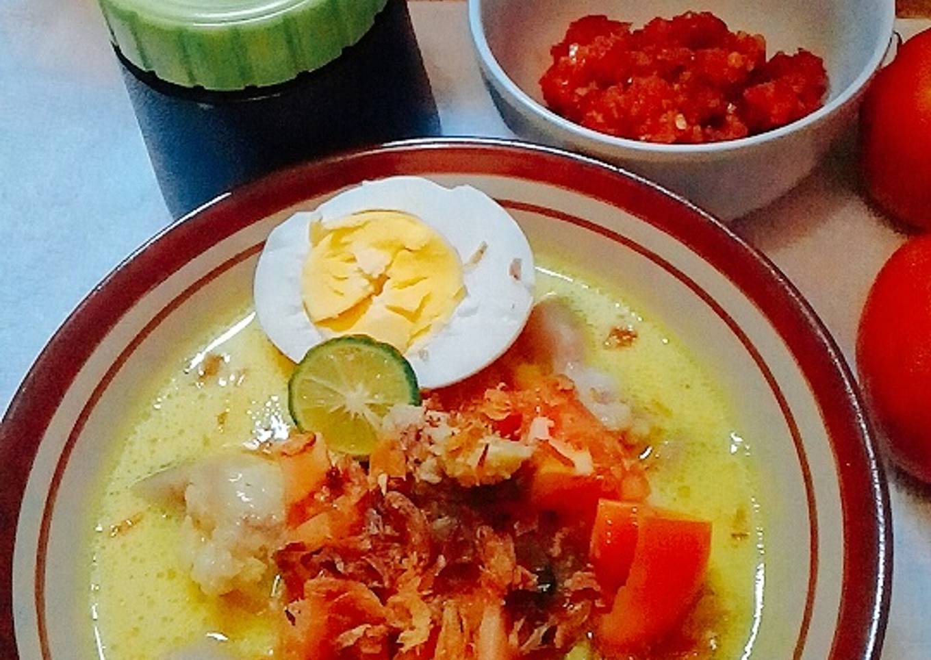 Soto kikil kuah kuning