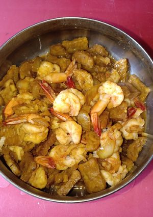 Foto resep Udang Tempe Saus Inggris