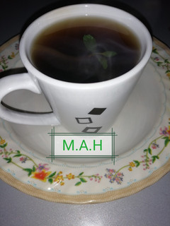 A picture of Moroccan mint tea.