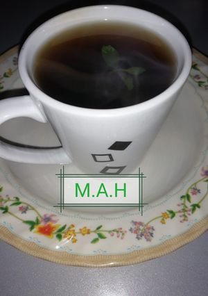 A picture of Moroccan mint tea.