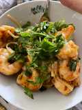 Pasta con Camarones Cajún