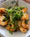 Pasta con Camarones Cajún