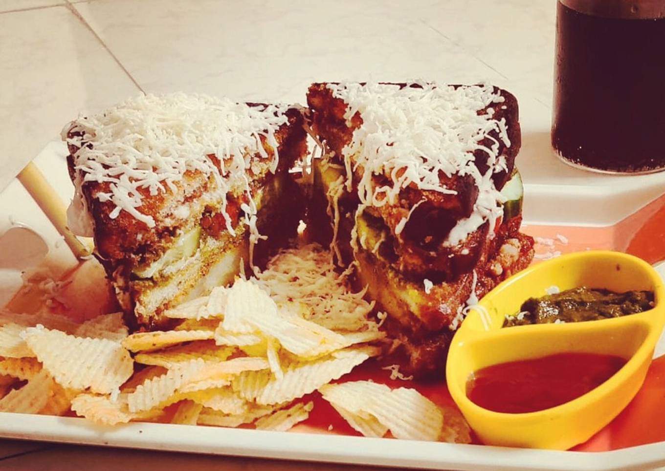 Club Fry Dagwood Sandwich