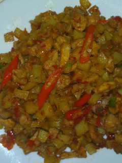 Foto resep Sambel goreng kentang + tahu