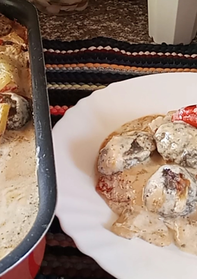 صورة لوصفة كفتة بالطحينة بالفرن