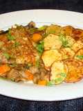 MERLUZA BROILED CON PORRONES Y HONGOS CREMINI. JON STYLE
