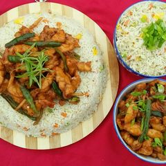 A picture of Chicken Chilli Dry🍛🍲.