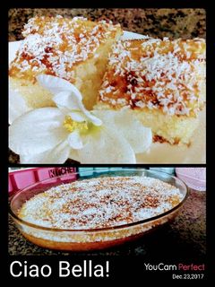 صورة لوصفة بسبوسة بجوز الهند 😋