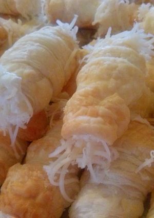 Habkönnyű sajtos roló recept fotója