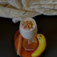 A picture of Banana Walnut Lassi.