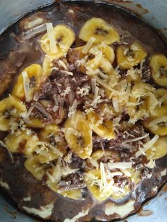 Foto resep Pizza Krispi Coklat Pisang