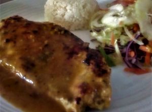 Una foto de Pollo🍗con Mostaza y Miel- Sin Horno-