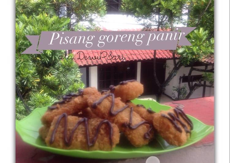 Cara Gampang Membuat Pisang goreng panir ala dewiPSari, Bisa Manjain Lidah