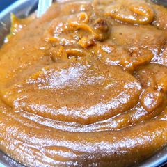 A picture of Recipe of besan ka halwa.