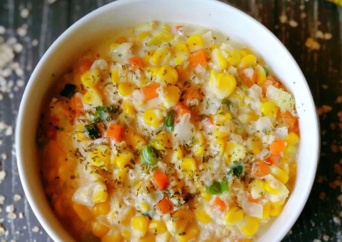  Resep  Creamy Corn Oatmeal  Soup Terenak dan Mudah Dibuat 